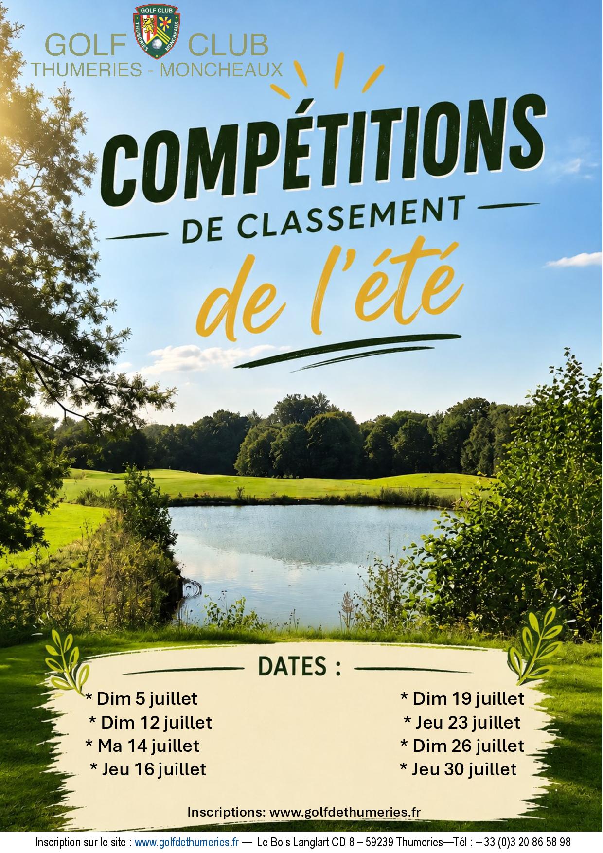 COMPETITION CLASSEMENT JUILLET page 001